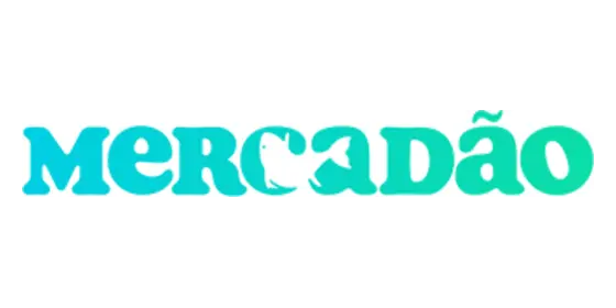Logotipo Mercadão, cliente atendido por Rafaela Scalon Marketing